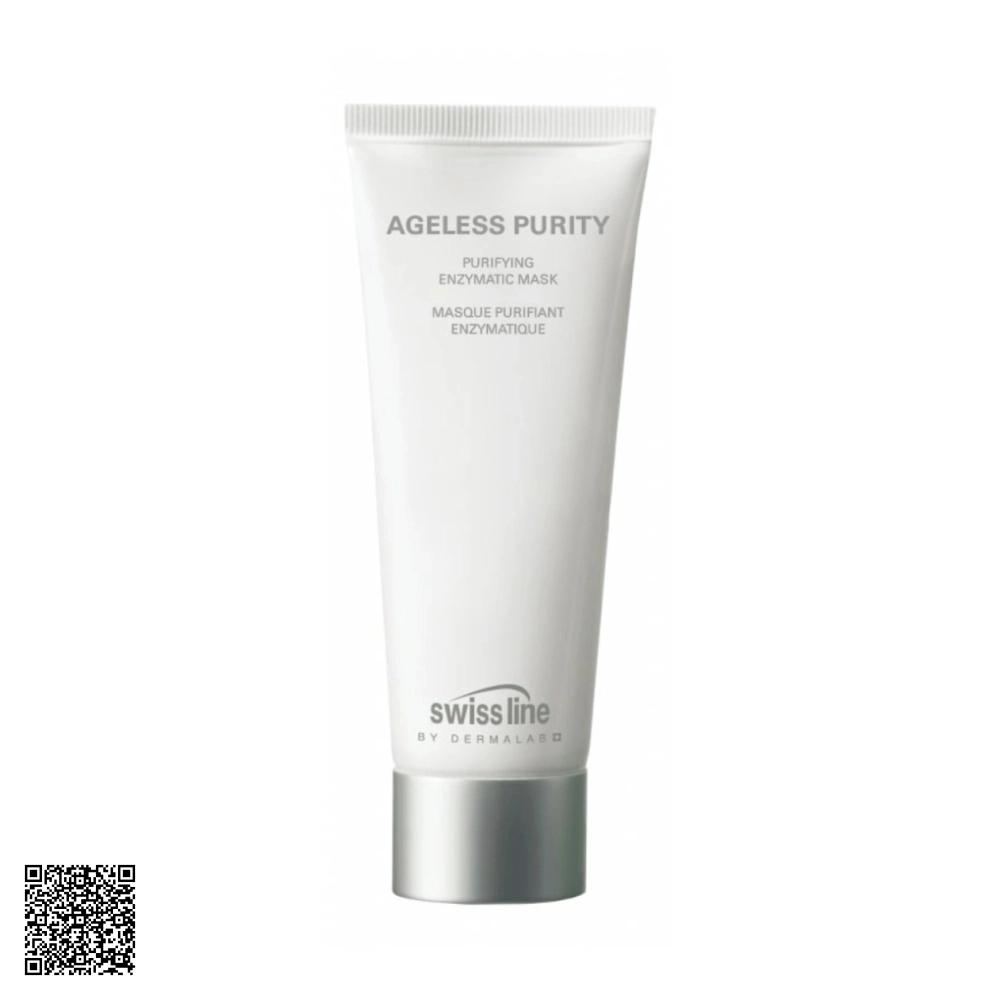 Mặt Nạ Enzyme Giảm Mụn Swissline Ageless Purity Purifying Enzymatic Mask Từ Thuỵ Sĩ 75ml