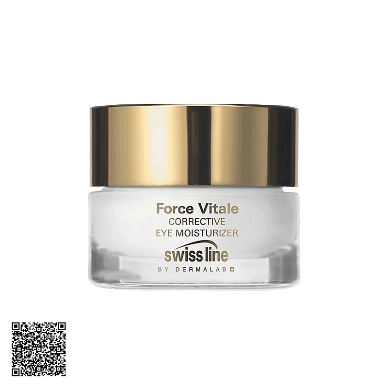 Kem Điều Chỉnh Độ Ẩm Và Nếp Nhăn Vùng Mắt Swissline Force Vitale Corrective Eye Moisturizer Từ Thuỵ Sĩ 15ml