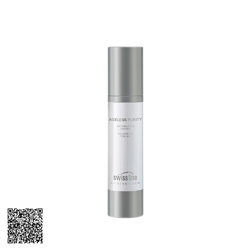 Nhũ Tương Bảo Vệ Làm Sáng Da Swissline Ageless Purity 24h Total Matte Solution Từ Thuỵ Sĩ 50ml