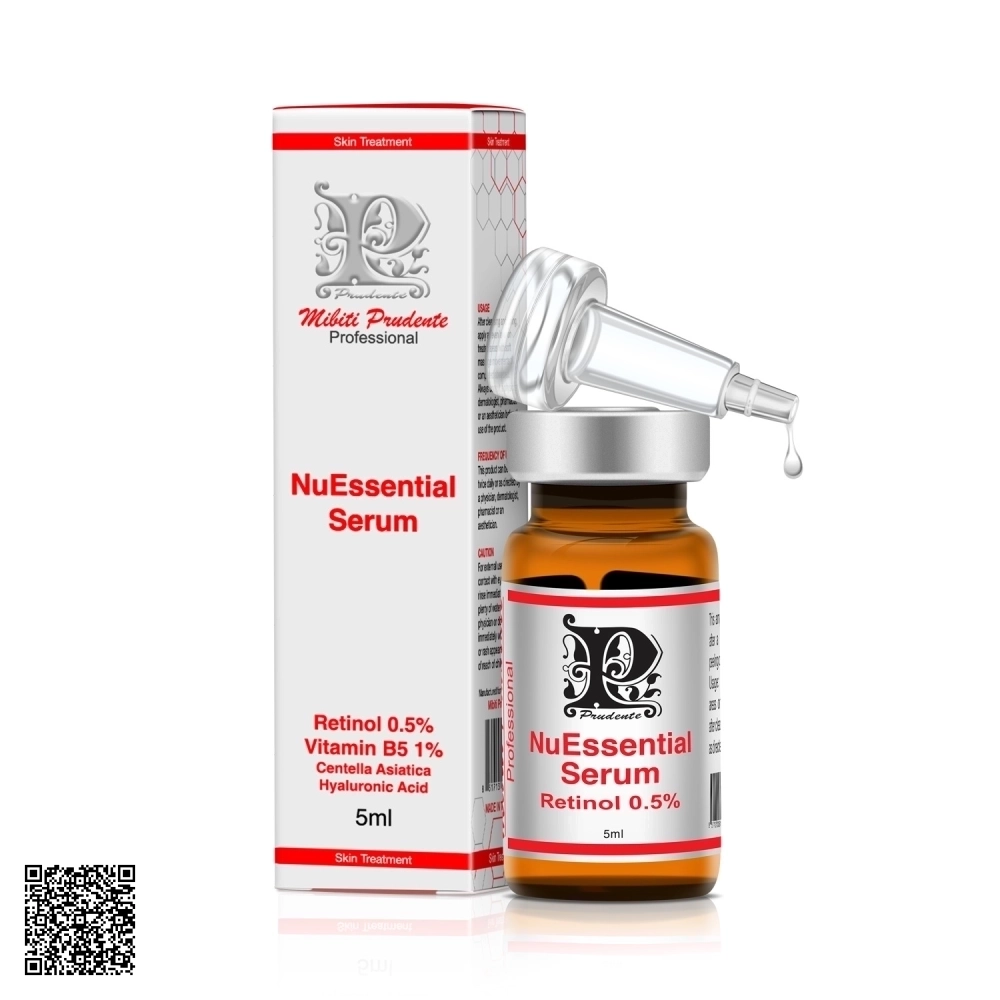 Tinh Chất Tái Tạo Da Nuwhite Mibiti Prudente NuEssential Serum Retinol 0.5% Từ Mỹ 5ml