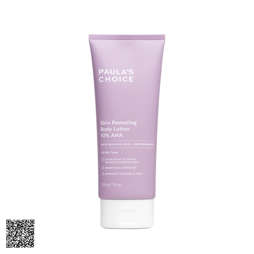 Kem Dưỡng Thể Tẩy Da Chết Paula’s Choice Skin Revealing Body Lotion 10% AHA Từ Mỹ 210ml