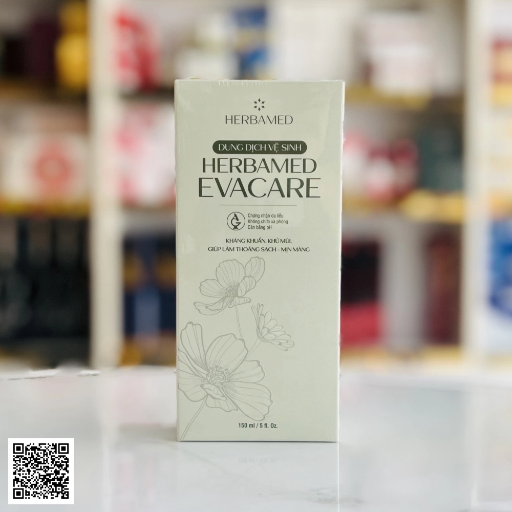 Dung Dịch Vệ Sinh Phụ Nữ Herbamed Evacare 150ml