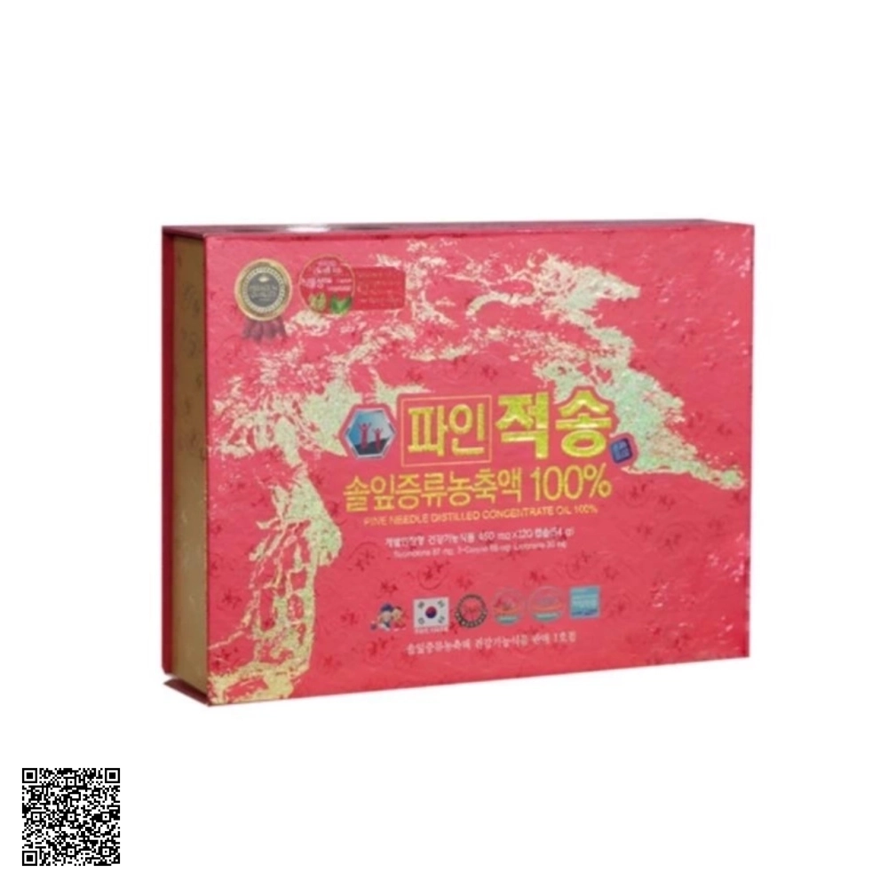Viên Tinh Dầu Thông Đỏ Chính Phủ Pine Jeok Song Pine Needle Distilled Concentrate Oil 100%