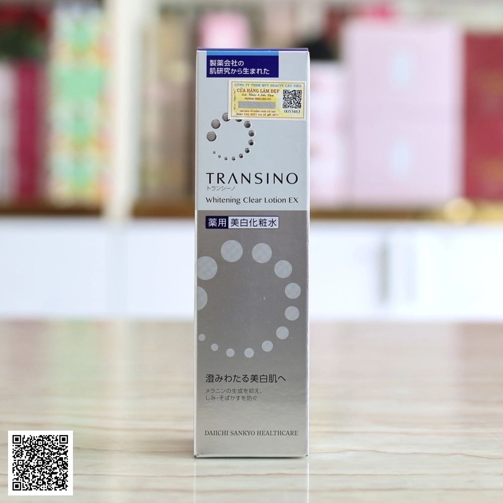 Nước Hoa Hồng Dưỡng Trắng Da Transino Whitening Clear Lotion EX Từ Nhật Bản 150ml (Cty)