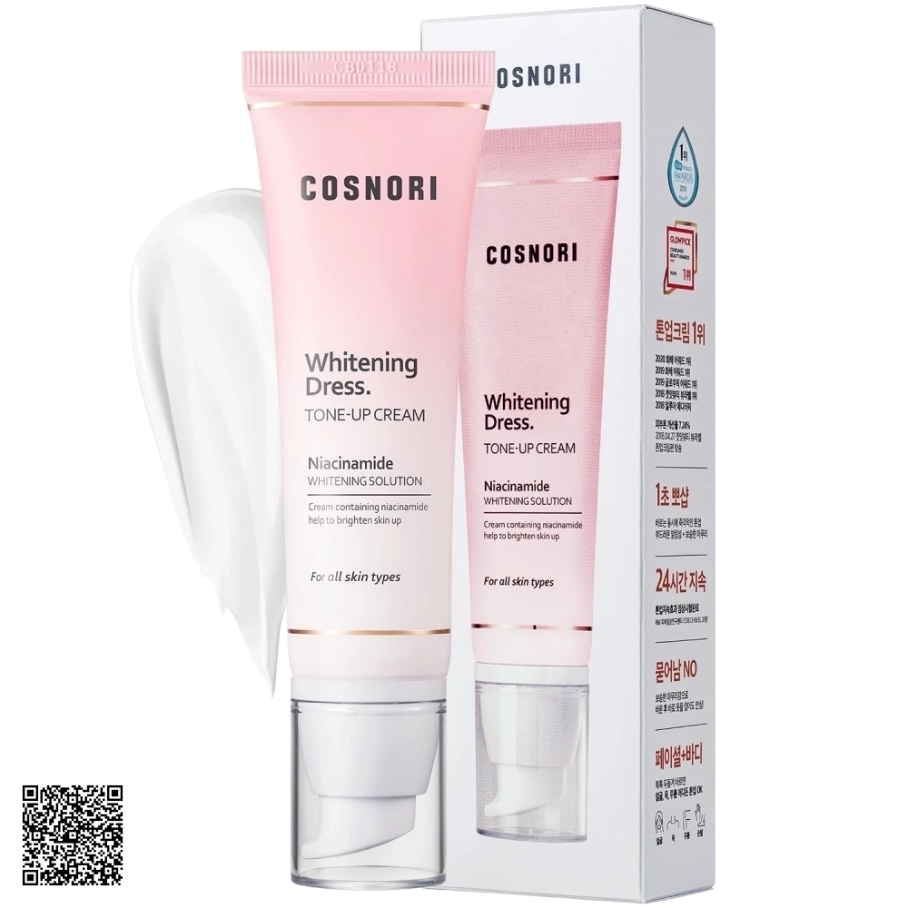 Kem Dưỡng Trắng Da Nâng Tông Cosnori Whitening Dress Tone-Up Cream Từ Hàn Quốc 50ml