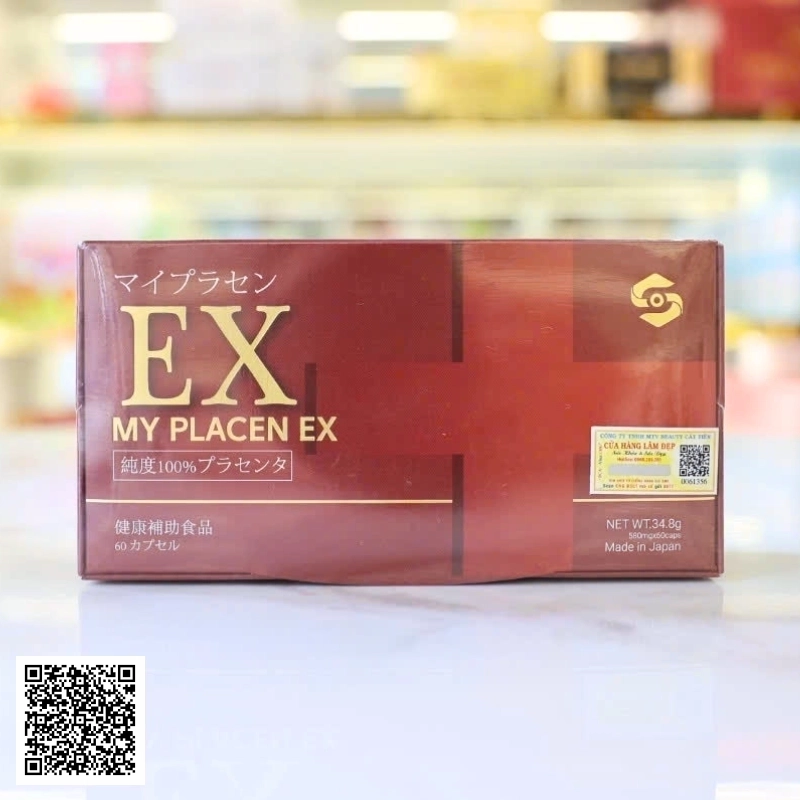 Viên Uống My Placen EX Tinh Chất Tế Bào Nhau Thai Tươi Từ Nhật Bản Hộp 60 Viên