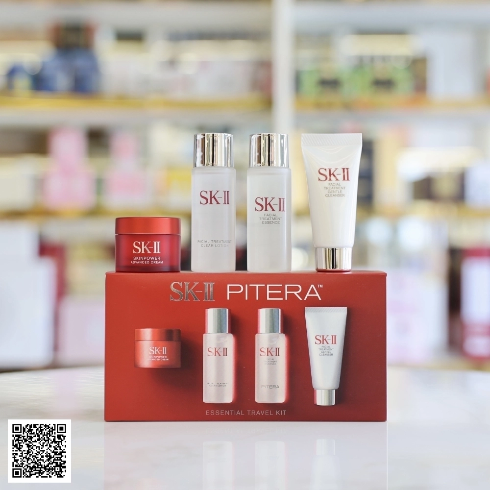 Bộ Dưỡng Da Mini SK-II Pitera Essential Travel Kit Từ Nhật Bản