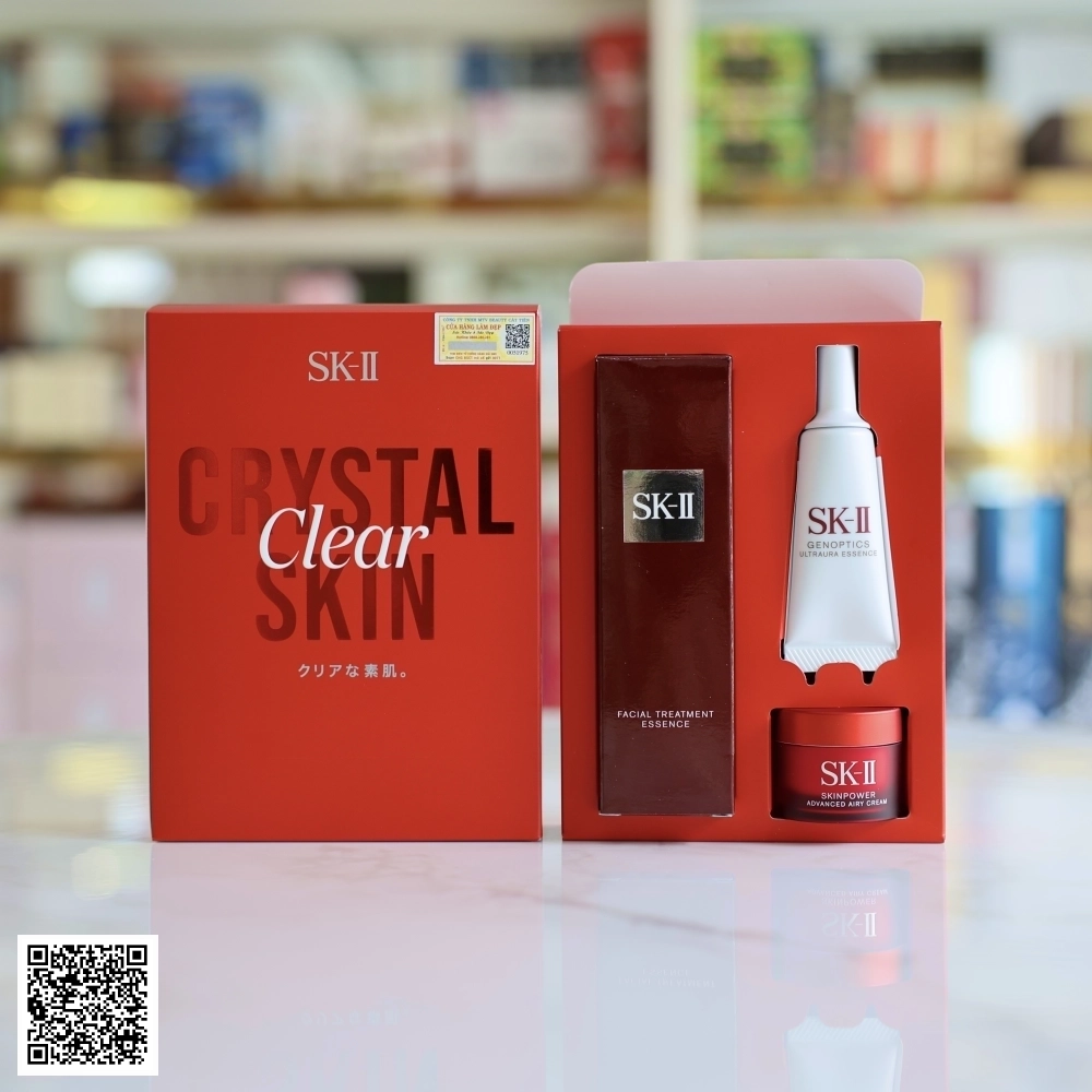 Set Nước Thần SK-II Crystal Clear Skin Từ Nhật Bản 3 Món