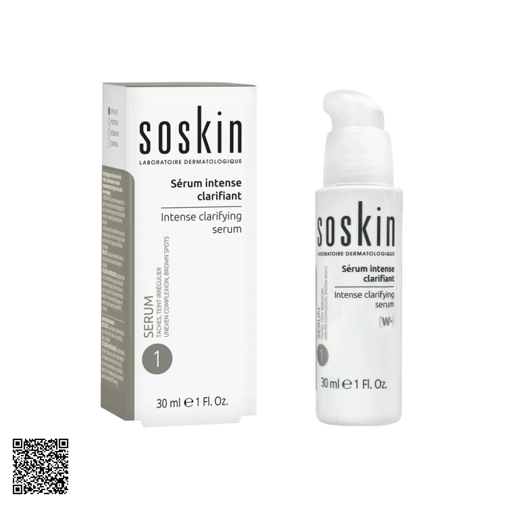 Serum Làm Trắng Tăng Cường Soskin Intense Clarifying Serum Từ Pháp 30ml