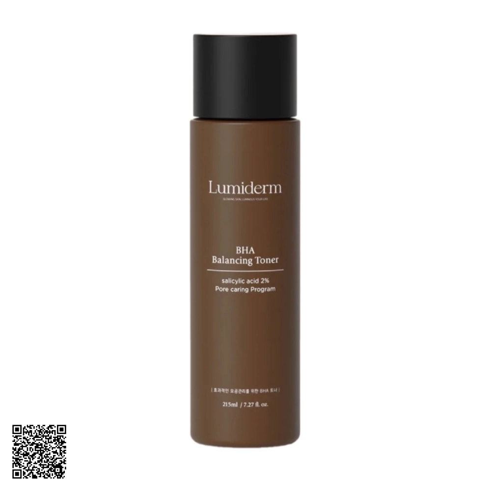 Nước Cân Bằng Da Lumiderm BHA Balancing Toner 215ml