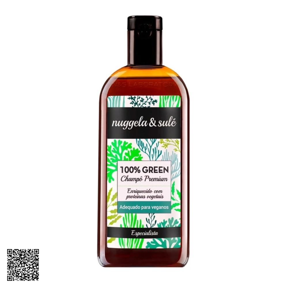 Dầu Gội Thuần Chay Tăng Cường Sức Khoẻ Tóc Nuggela & Sule 100% Green Premium Shampoo 250ml