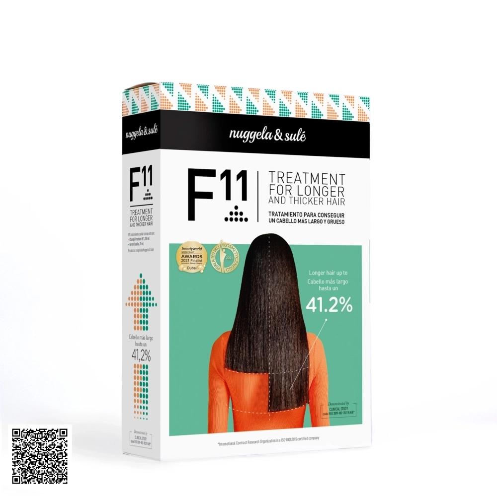 Bộ Trị Liệu Cho Tóc Mỏng Yếu, Dễ Gãy Nuggela & Sule F11 Treatment For Longer And Thicker Hair Từ Tây Ban Nha