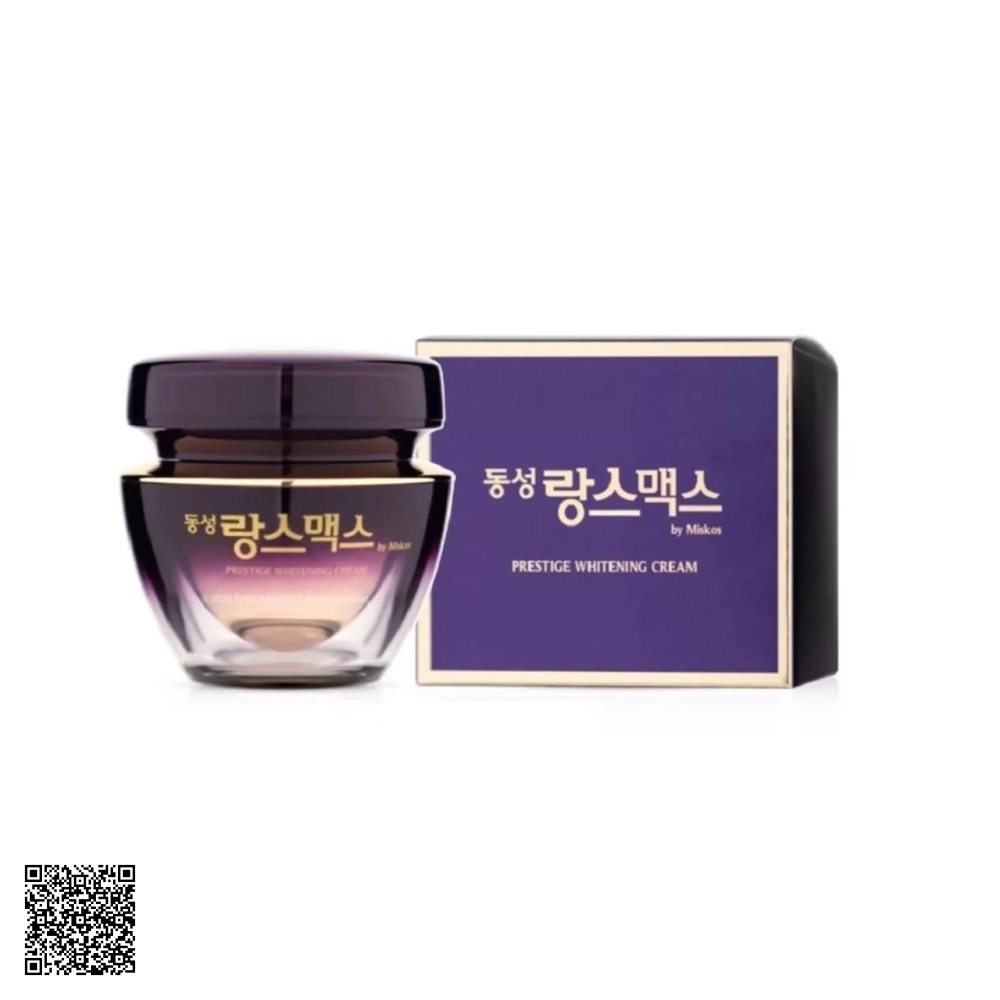 Kem Dưỡng Trắng, Mờ Nám DongSung Miskos Prestige Whitening Cream Từ Hàn Quốc 50g