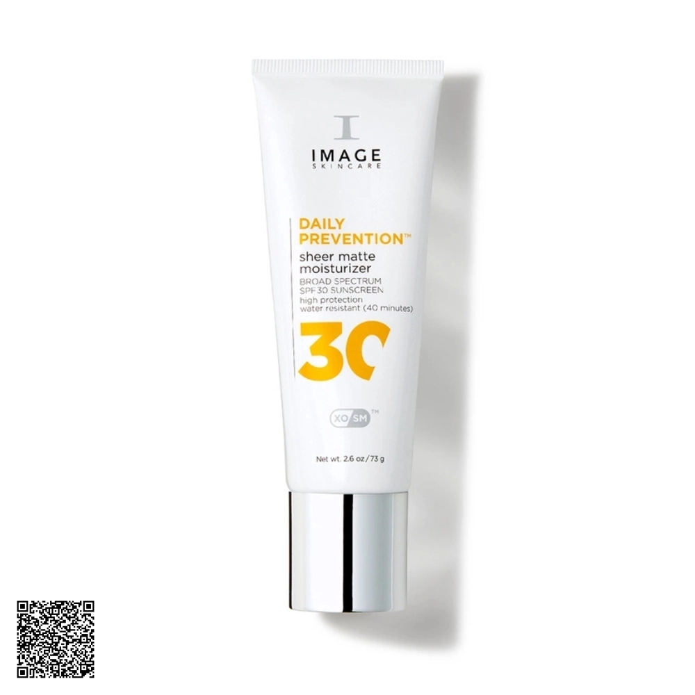 Kem Chống Nắng Cho Da Khô Image Skincare Daily Prevention Pure Mineral Hydrating Moisturizer SPF30 Từ Mỹ 73g