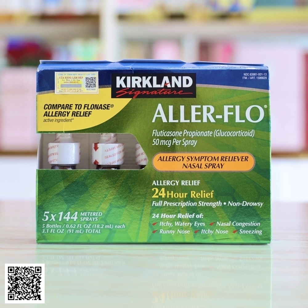 Kirkland Aller-Flo Từ Mỹ Bộ 5 Lọ