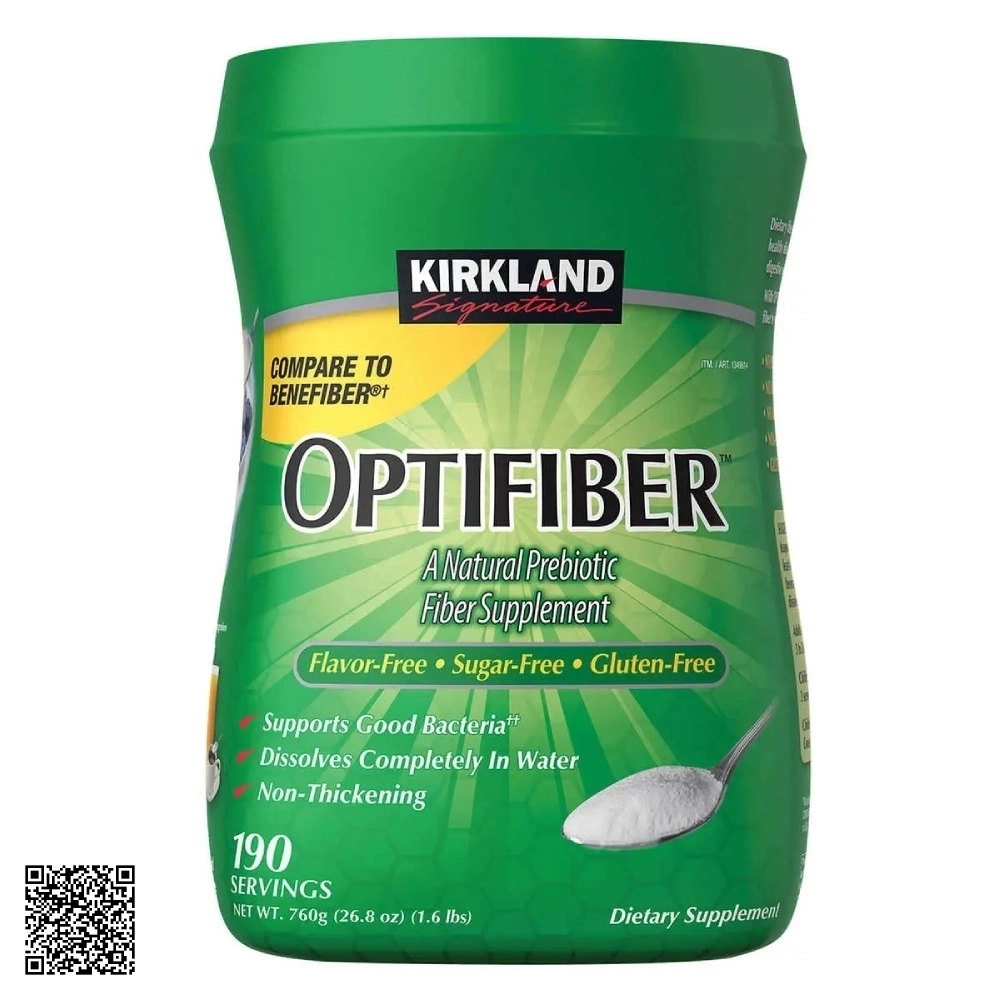 Bột Hòa Tan Bổ Sung Chất Xơ Kirkland Optifiber Từ Mỹ 730g