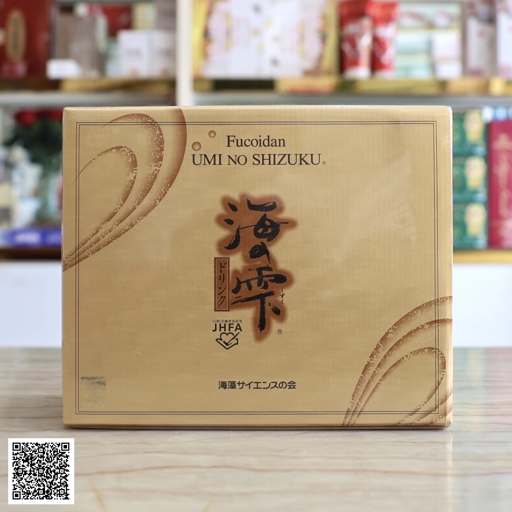 Nước Uống Bảo Vệ Sức Khỏe: Fucoidan Liquid Dietary Supplement Umi No Shizuku Từ Nhật Bản 30 Chai