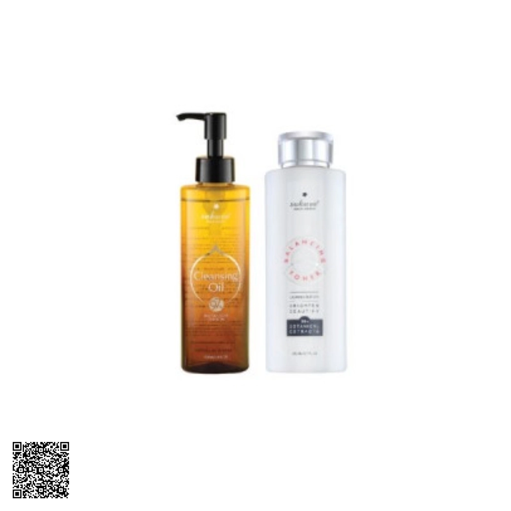 Combo Làm Sạch Dịu Da Combo Sakura Cleansing Oil & Balancing Toner Từ Nhật Bản 2 Món