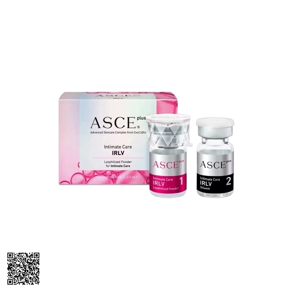 Set Trẻ Hóa & Khôi Phục Sức Khỏe Vùng Kín ExoCoBio ASCE Plus IRLV Hộp 5 Sets