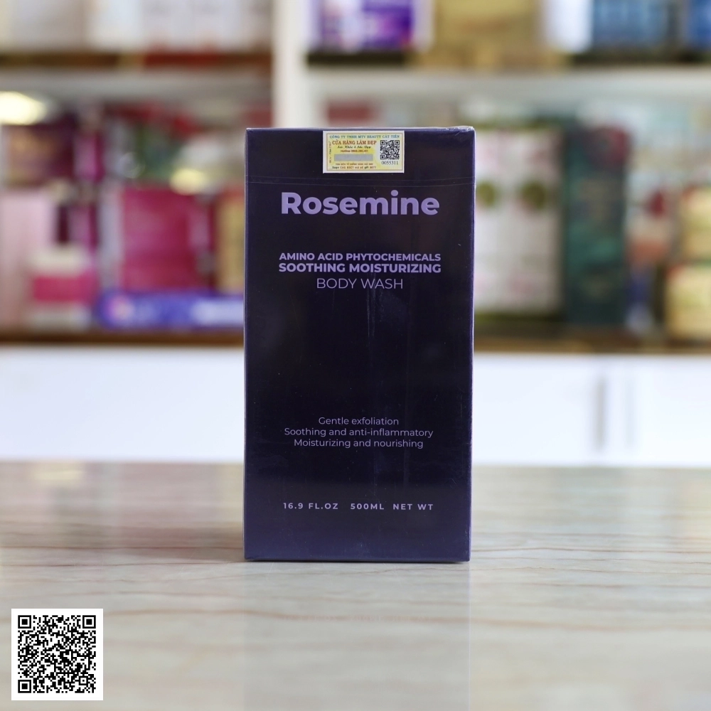 Sữa Tắm Dưỡng Ẩm Da Mịn Màng Rosemine Body Wash 500ml