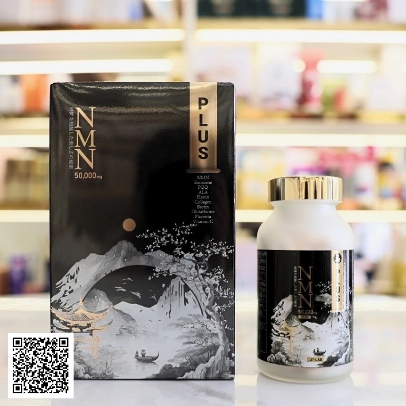 Viên Uống Trẻ Hoá Da JT-LAB NMN 50000mg PLUS Từ Nhật Bản 120 viên