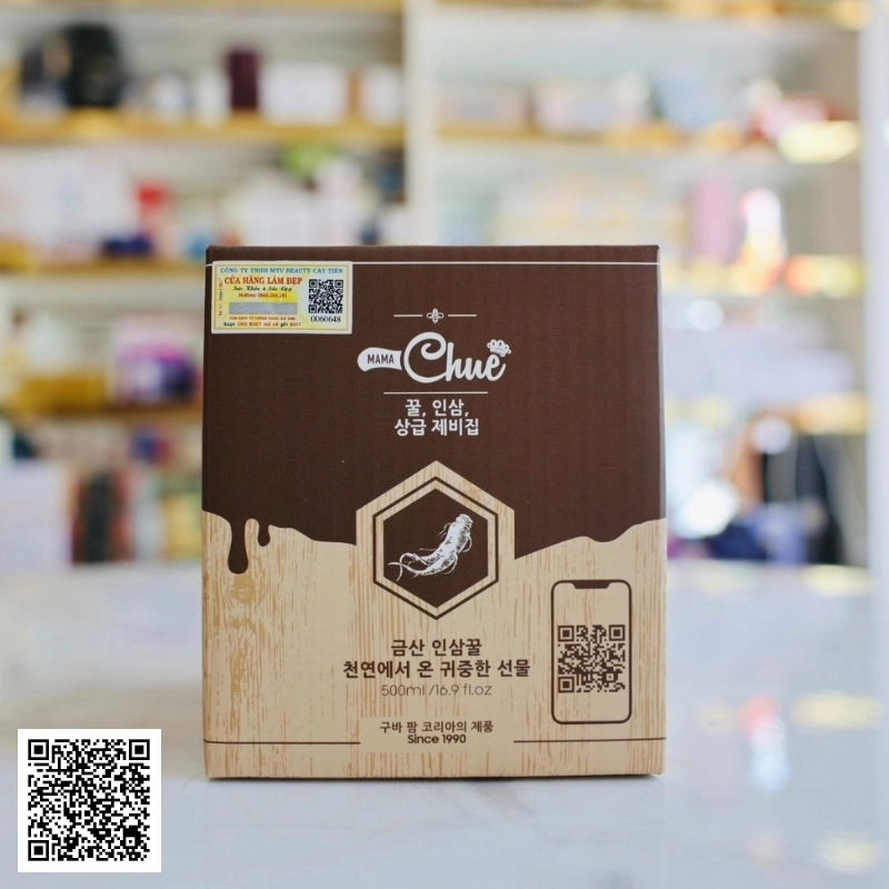 Sâm Mật Ong Nhụy Hoa Nghệ Tây Saffron Mama Chuê Hàn Quốc 500 ml