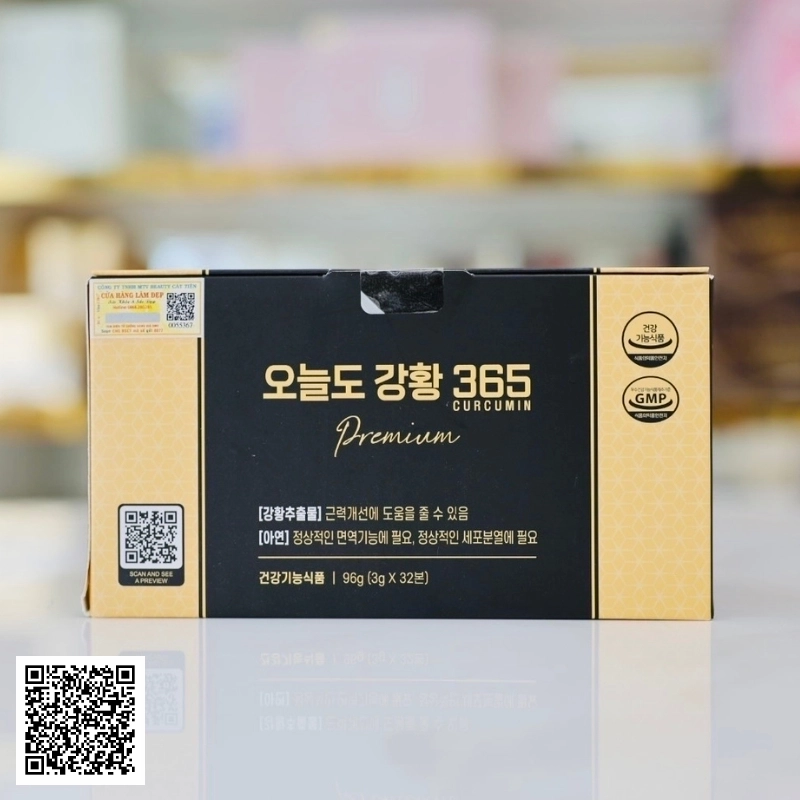 Tinh Nghệ Nano Curcumin 365 Premium Từ Hàn Quốc 32 Tuýp