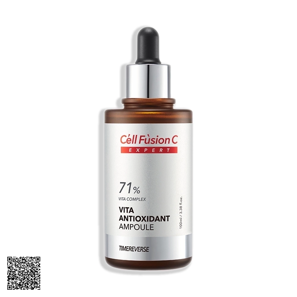 Ampoule Dưỡng Trắng Và Ngăn Ngừa Lão Hóa Cell Fusion C Expert Time Reverse Vita Antioxidant Ampoule từ Hàn Quốc 100ml