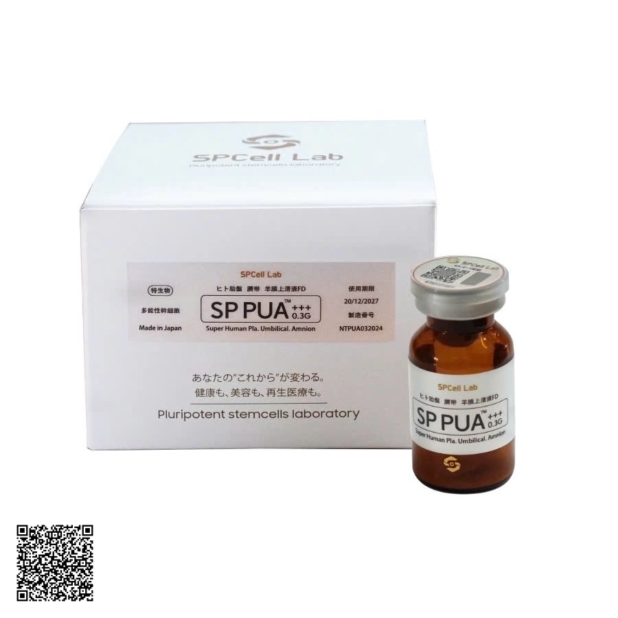 SPCell Lab SP PUA 0.3G Liệu pháp Hỗ Trợ Ngừa Lão Hóa chủ động từ Nhật Bản ( Dành cho người dưới 40 tuổi)