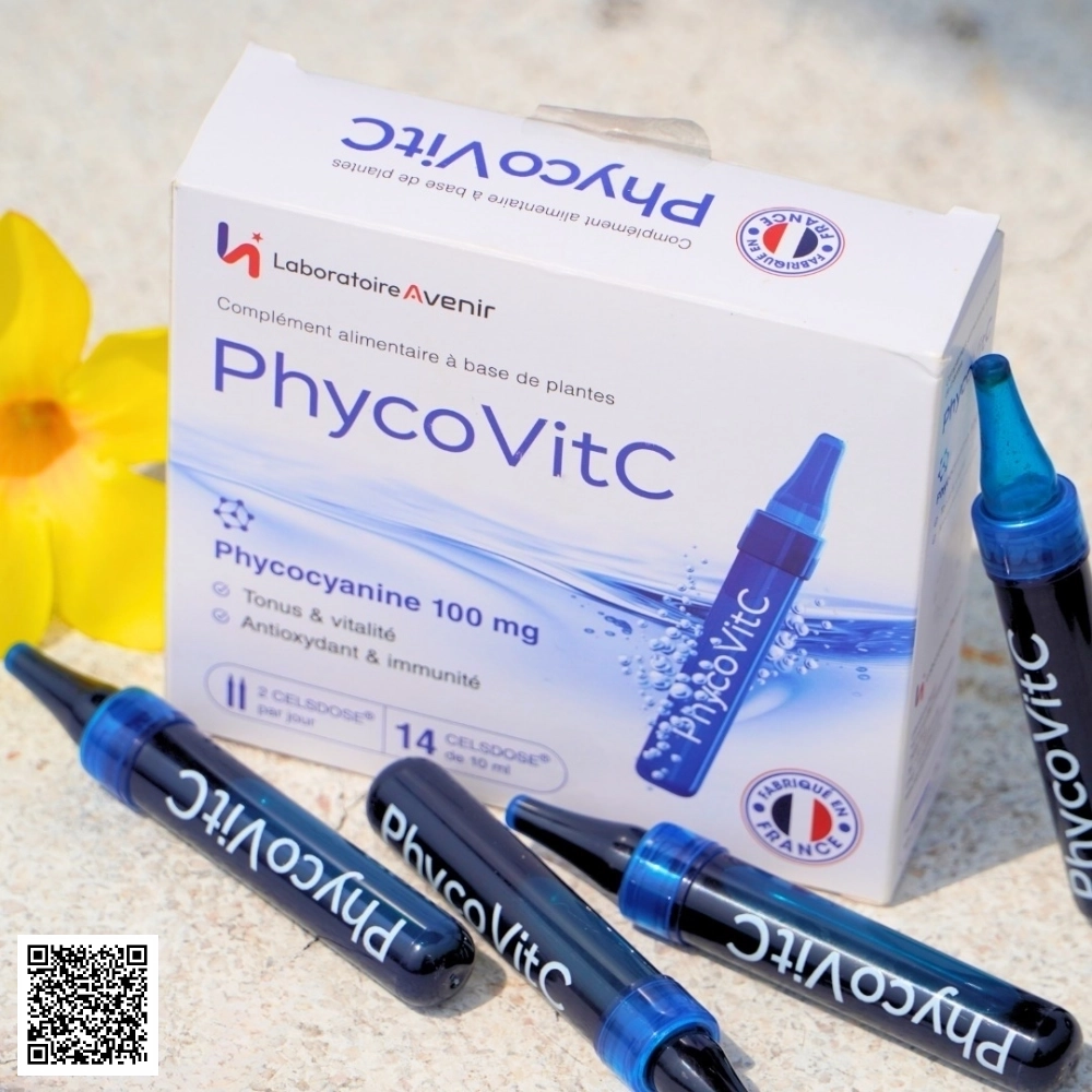 Tinh Chất Tảo Tươi Pháp Laboratoire Avenir PhycovitC 10ml x 14 ống