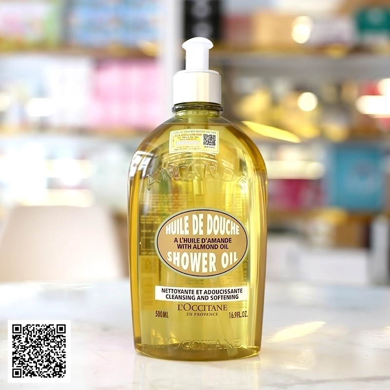 Dầu Tắm LOccitane Almond Shower Oil Dầu Tắm Hạnh Nhân 500ml từ Pháp