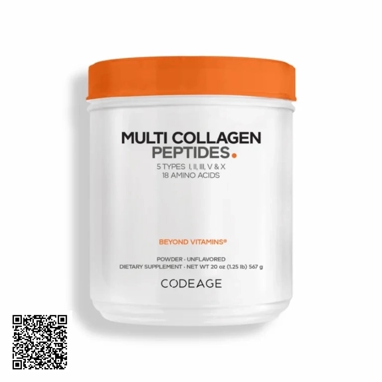 Thực Phẩm Bảo Vệ Sức Khỏe Codeage Multi Collagen Peptides Từ Mỹ 567g