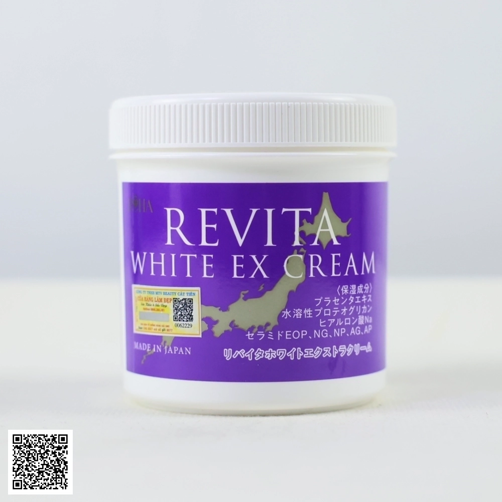 Kem Dưỡng Trắng Da ROHA Revita White Ex Cream Từ Nhật Bản 500g
