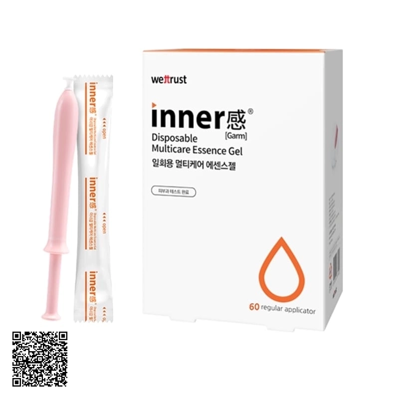 Đũa Thần Dưỡng Vùng Kín Wettrust Inner Disposable Multicare Essence Gel Hàn Quốc 60 Ống