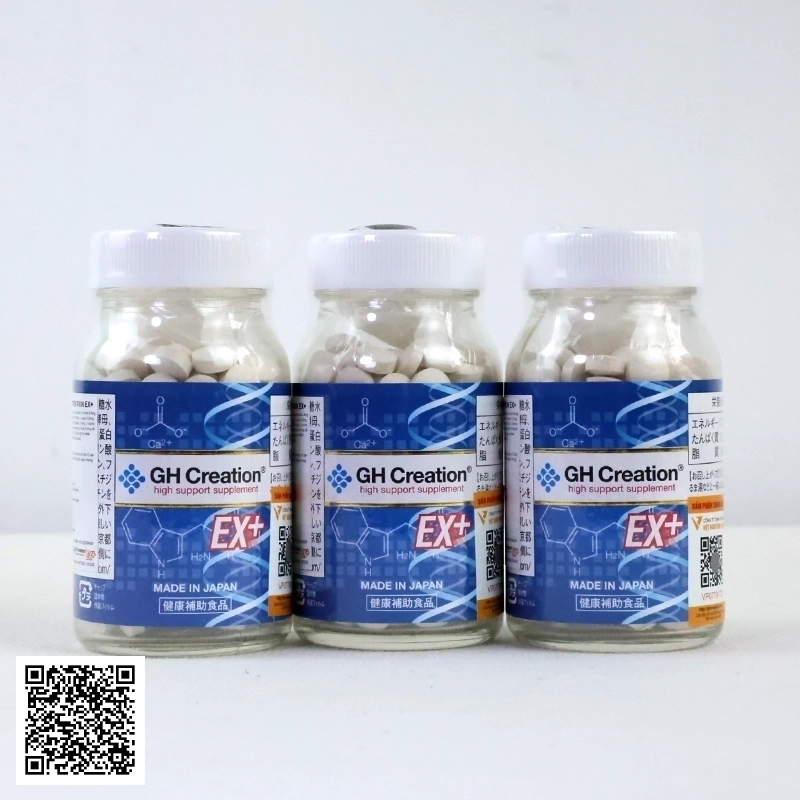 Combo 3 Hộp Viên Uống Tăng Chiều Cao GH Creation EX+ Từ Nhật Bản 270 Viên
