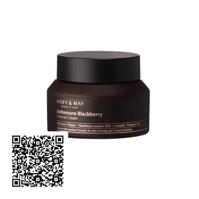 Kem Dưỡng Chuyên Sâu Mary&May Idebenone + Blackberry Complex Intense Cream 70g Hàn Quốc