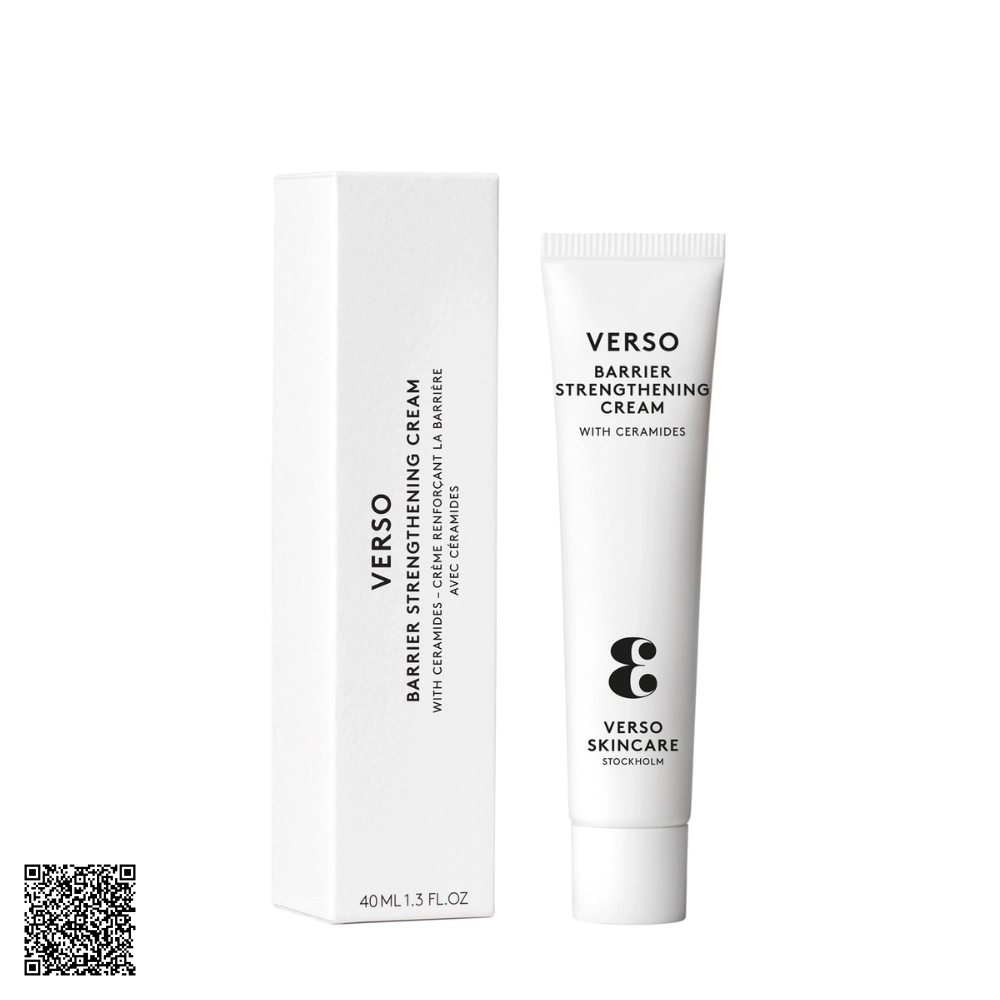 Verso Barrier Strengthening Cream With Ceramides Kem Dưỡng Tăng Cường Hàng Rào Bảo Vệ Da Từ Thụy Điển 40ml
