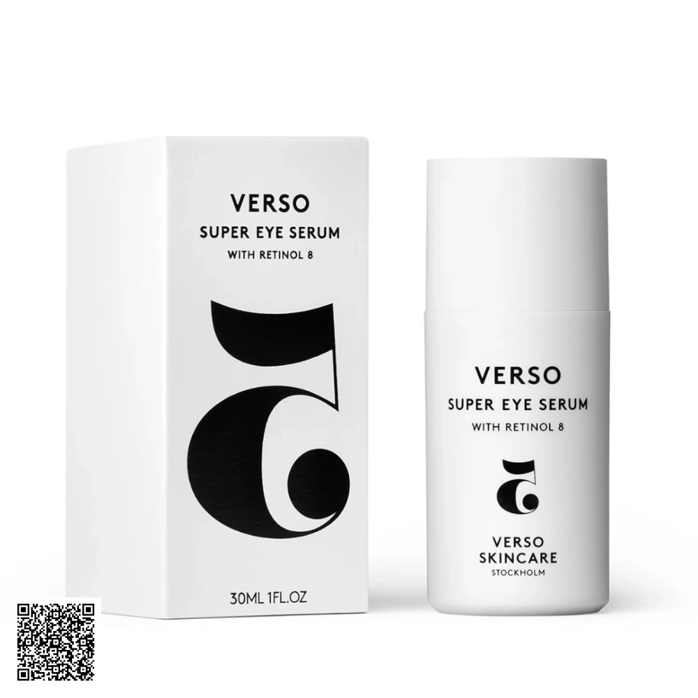 Verso Super Eye Serum with Retinol 8 Serum Mắt Trẻ Hóa & Giảm Quầng Thâm Từ Thụy Điển 15ml
