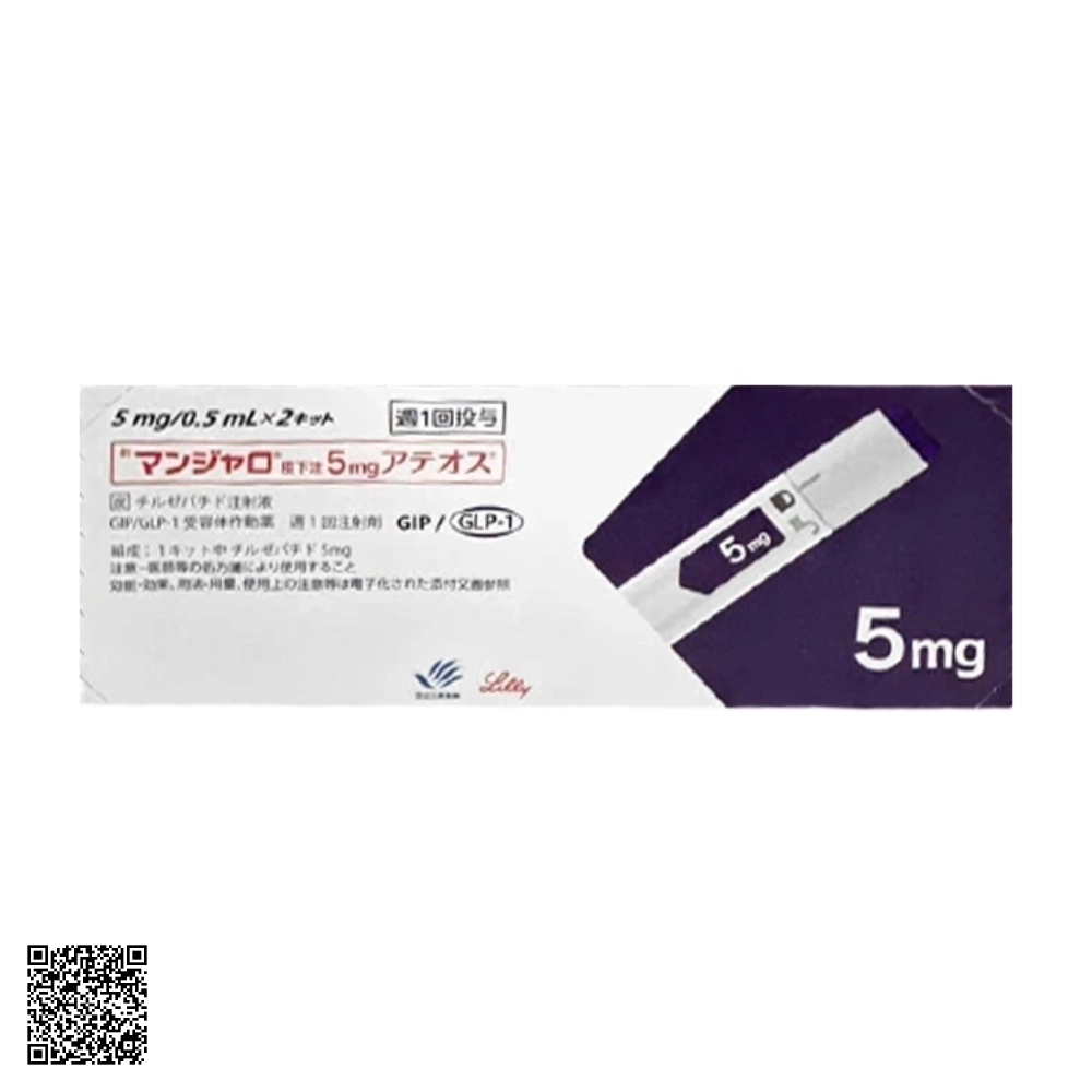 Bút Tiêm Giảm Cân Mounjaro GLP-1 Tirzepatide 5MG Từ Nhật Bản