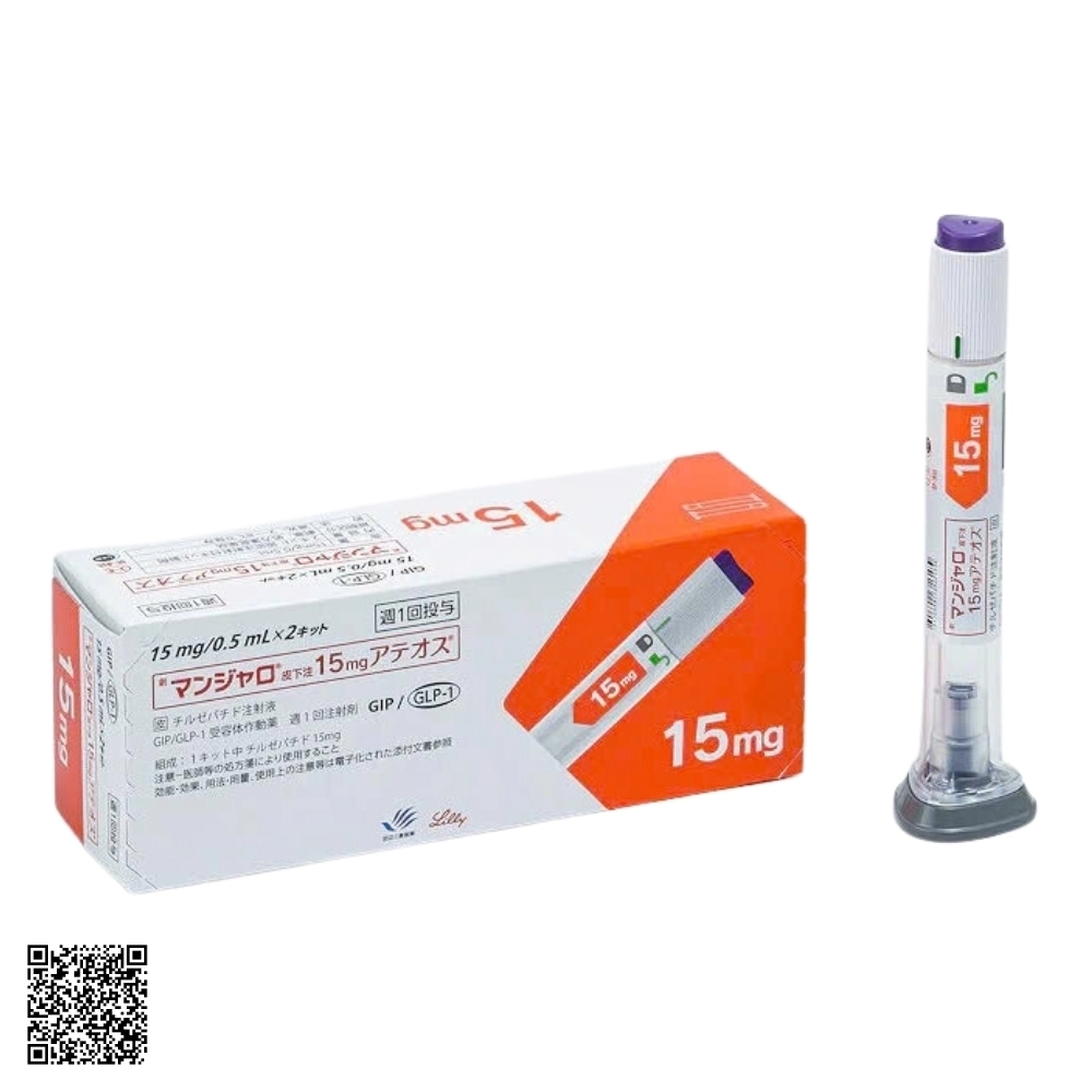 Bút Tiêm Giảm Cân Mounjaro GLP-1 Tirzepatide 15MG Từ Nhật Bản