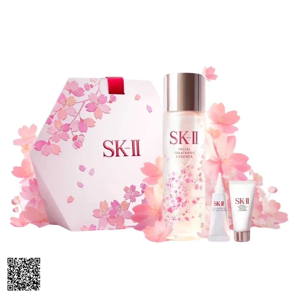 Bộ Dưỡng Da SK‑II Sakura FTE New Life Trial Kit 3 Món Từ Nhật Bản