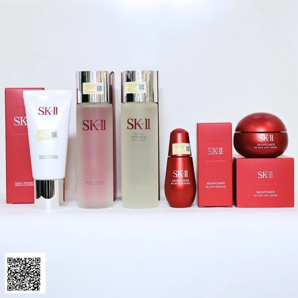 Bộ SK-II SkinPower Re-New Dưỡng Ẩm, Chống Lão Hóa 5 Sản Phẩm Full-size Nhật Bản