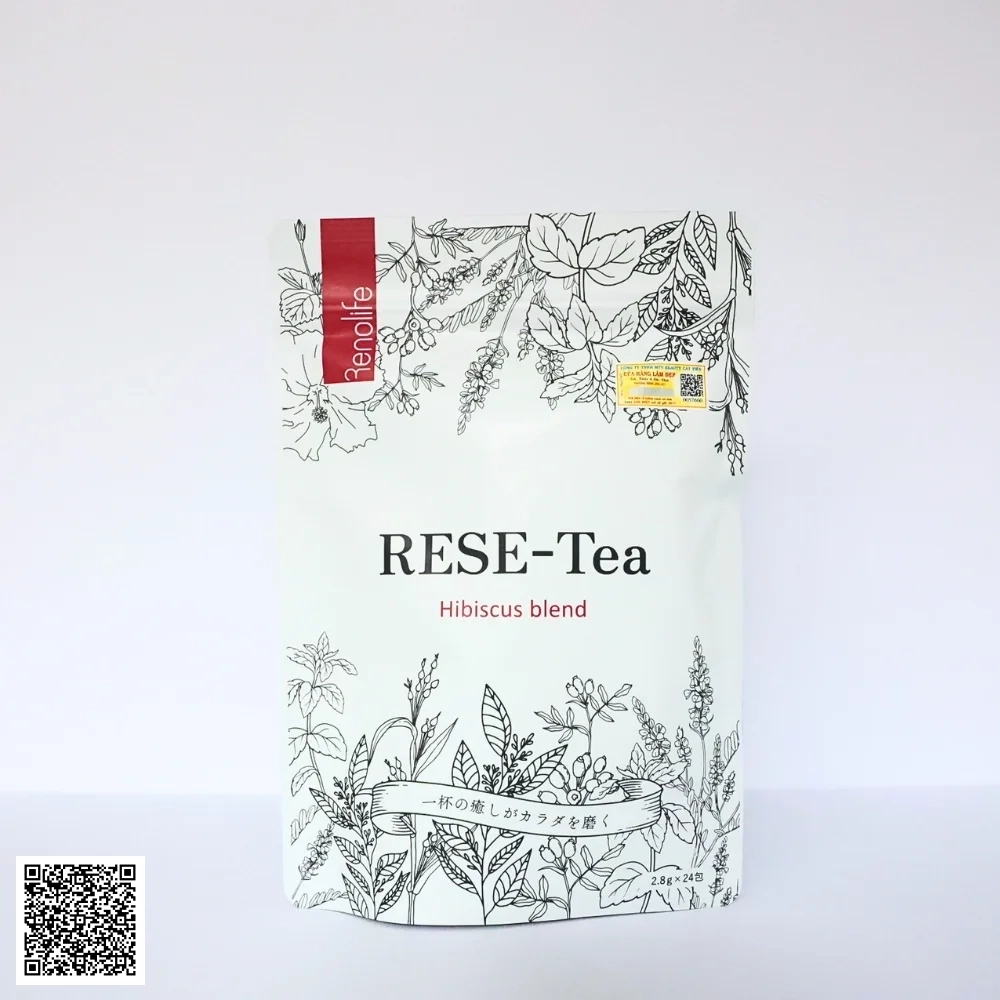 Trà Thảo Mộc Renolife RESE-Tea Hibiscus Blend Thanh Lọc Thải Độc, Hỗ Trợ Giảm Cân Nhật Bản 24 Gói