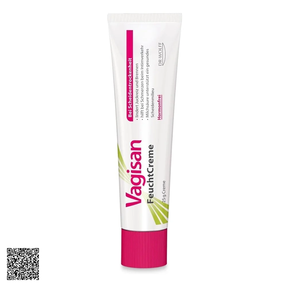 Kem Dưỡng Ẩm Vùng Kín Vagisan FeuchtCreme Cấp Ẩm, Làm Dịu Và Hỗ Trợ Giảm Khô Rát Từ Đức 25g