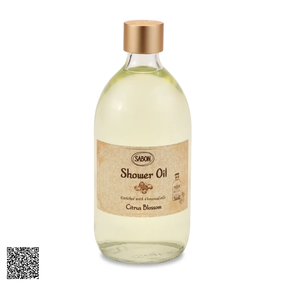 Sữa Tắm SABON Shower Oil Làm Sạch Dịu Nhẹ, Dưỡng Ẩm Mềm Mịn Da Từ Israel 500ml