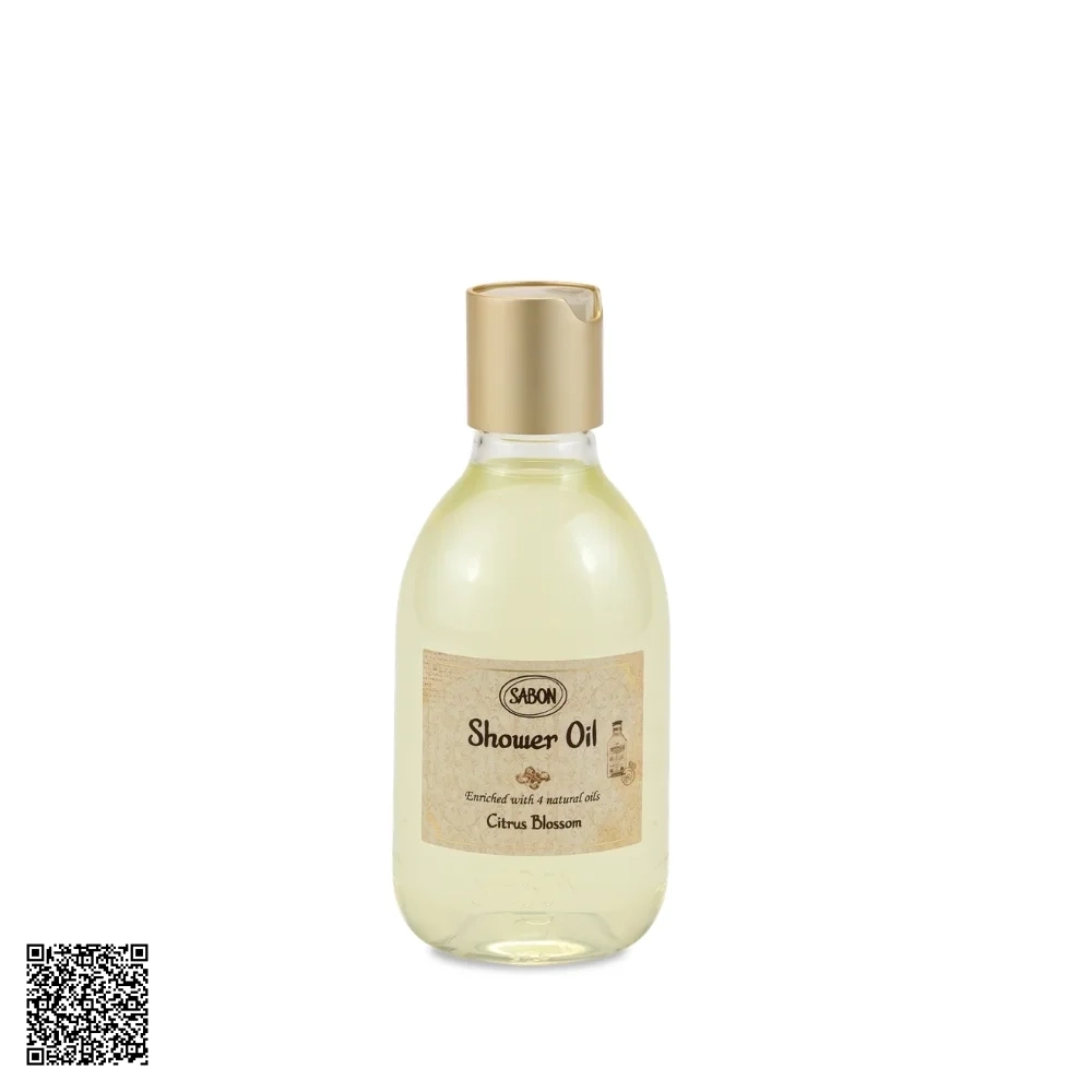 Sữa Tắm SABON Shower Oil Làm Sạch Dịu Nhẹ, Dưỡng Ẩm Mềm Mịn Da Từ Israel 300ml
