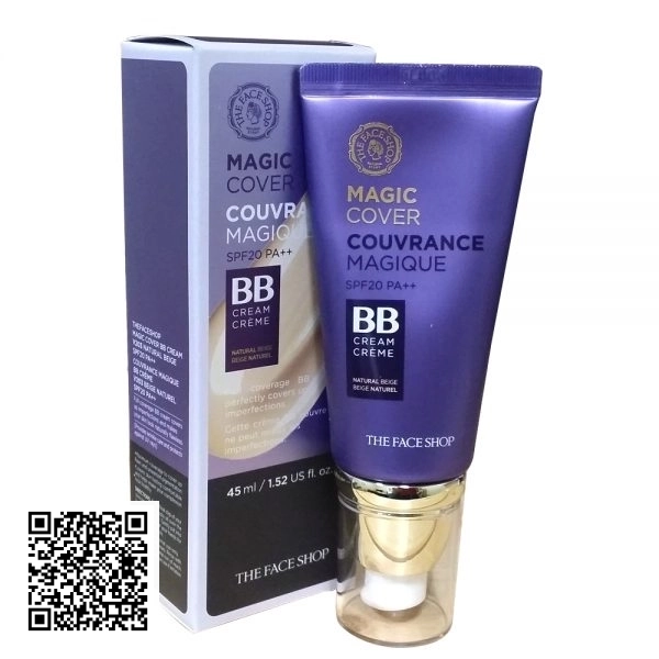 BB Cream Magic Cover SPF 20 PA++ The Face Shop