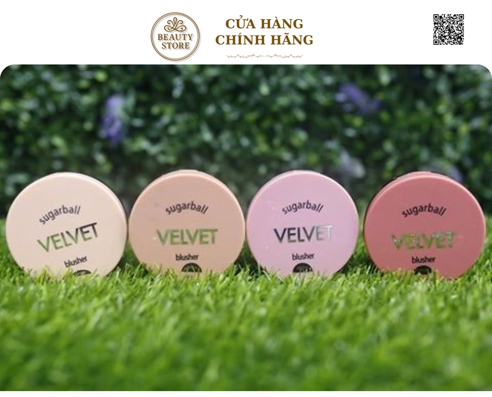 Phấn Má Hồng Aritaum 2 in 1 Sugar Ball Velvet Blusher