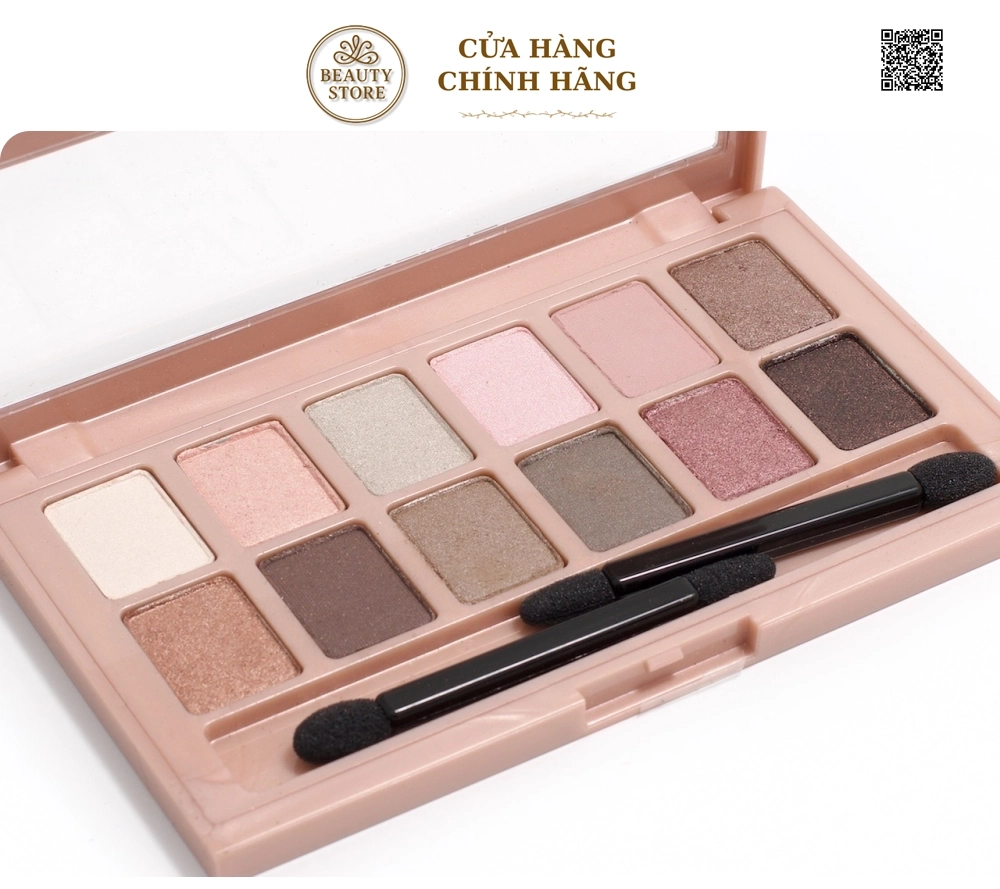 Bảng Phấn Mắt Maybelline The Blushed Nudes Pallete