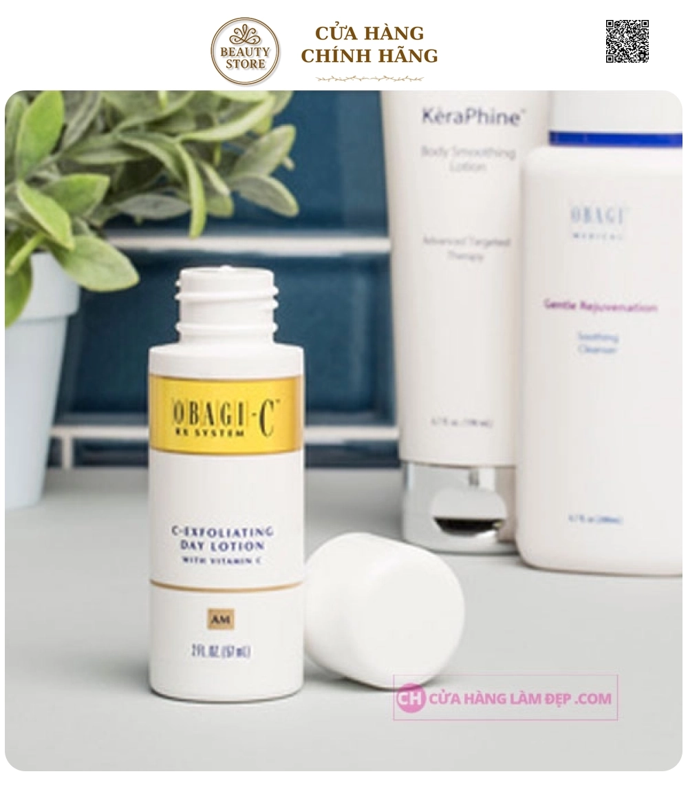 Kem Tẩy Tế Bào Chết, Dưỡng Da Ngày Obagi-C Rx C-Exfoliating Day Lotion